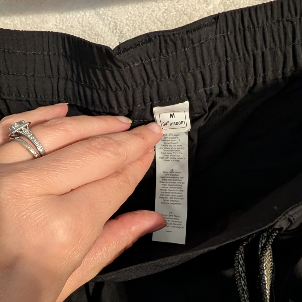 Black Drawstring Pants